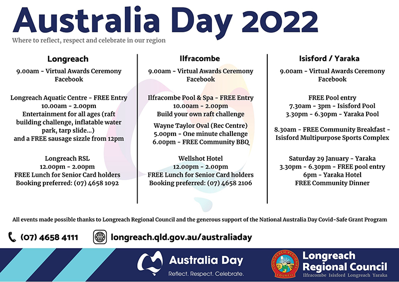 Australia day 2022 events region xcl 800