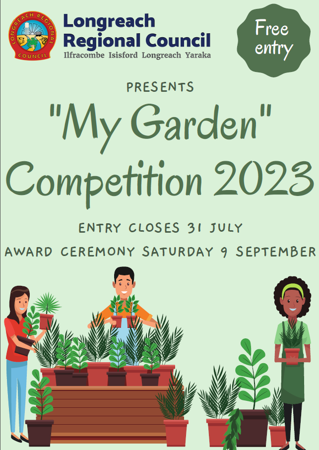 Gardening comp poster