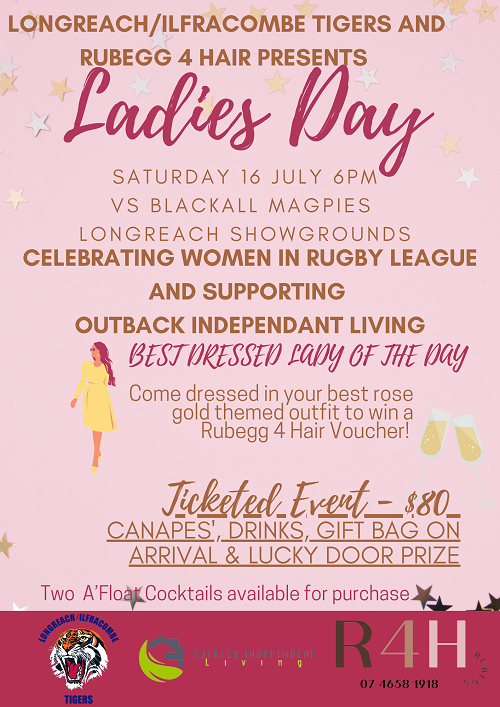 Ladies day poster tigers 16 july 2022 v3