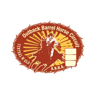 Outback barrel horse logo 1
