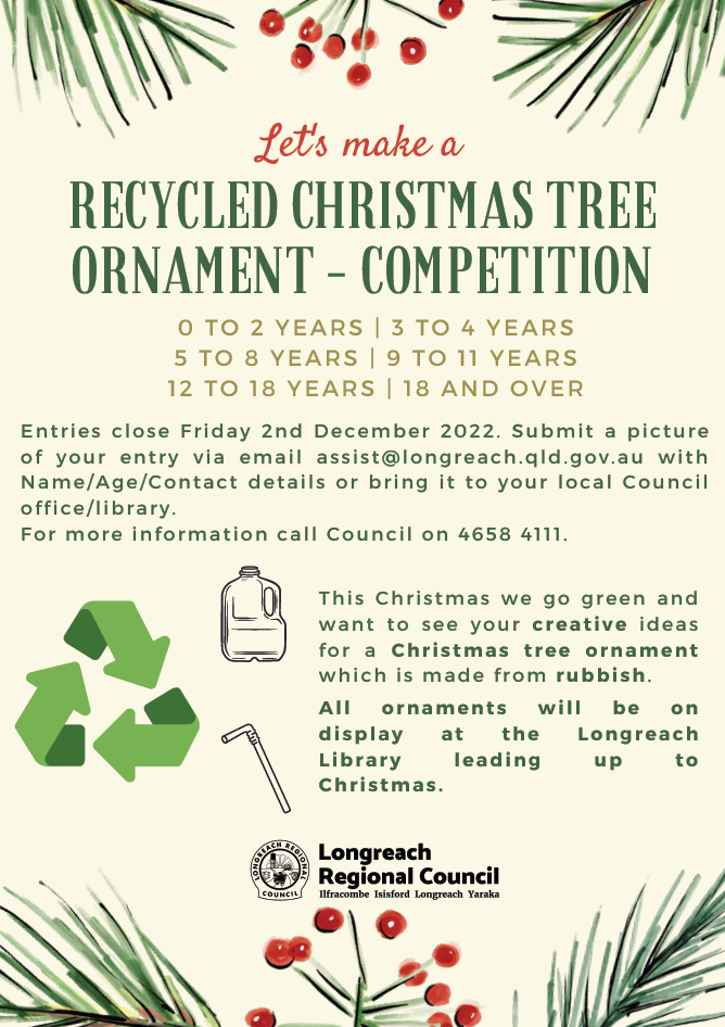 Recycled christmas ornament comp website